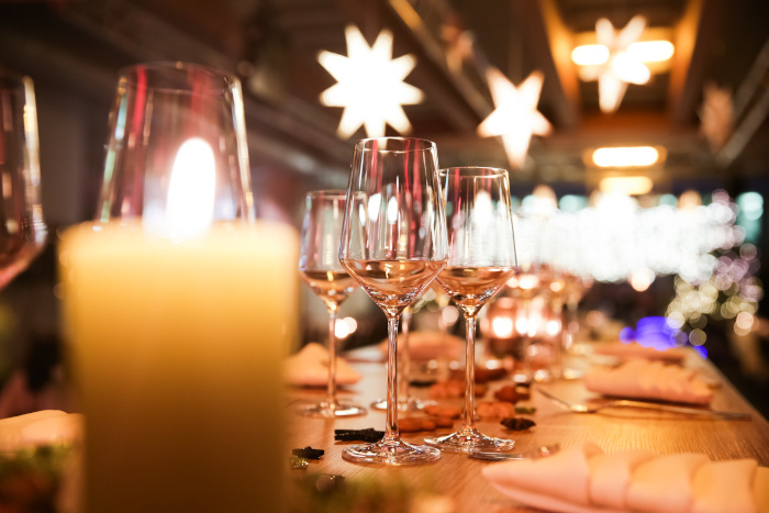 Exklusive Weihnachtsfeier an der Alster in Hamburg